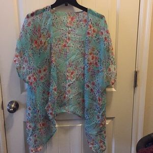 Ladies floral cardigan